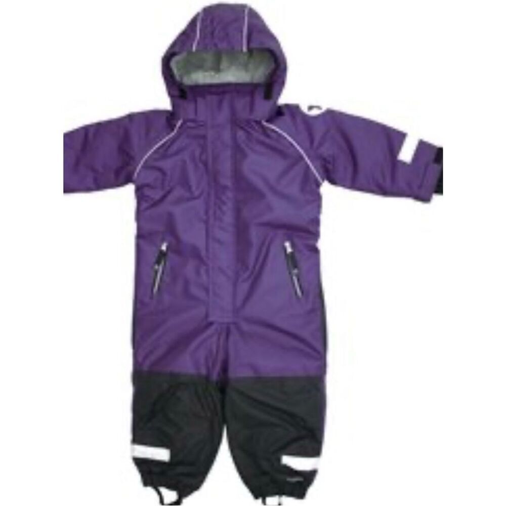 Villervalla Plum Purple Winter Overall Snowsuit Sz 116cm